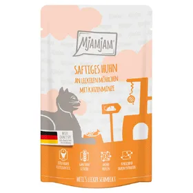 Comparer les prix de MjAMjAM 12 x 125 g pour chat - poulet, carottes