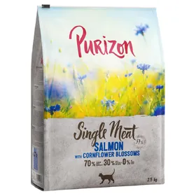 Meilleurs prix pour Purizon Single Meat saumon, fleurs de bleuet pour chat - 2,5 kg