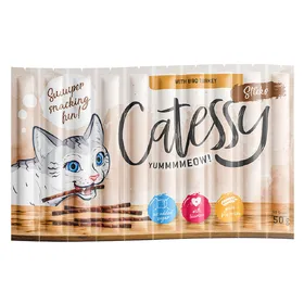 Comparer les prix de Catessy Sticks 10 x 5 g pour chat - dinde BBQ