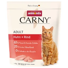 Meilleurs prix pour Adult poulet, bœuf Carny Animonda Croquettes pour chat : 34 % de remise !