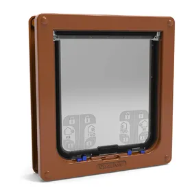Comparer les prix de Chatière Closer Pets 221 Large, fonctionnement manuel - chatière marron