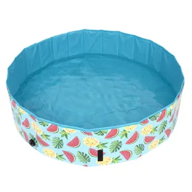 Meilleurs prix pour Piscine TIAKI avec bâche de protection pour chien  - 120 cm de diamètre x H 30 cm