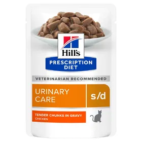 Comparer les prix de Hill's Prescription Diet s/d Urinary Care poulet pour chat - 48 x 85 g