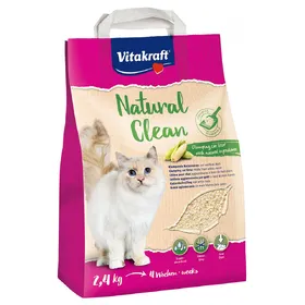 Meilleurs prix pour Litière de maïs Vitakraft Natural Clean pour chat - 2 x 2,4 kg