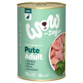 Comparer les prix de Boîtes Chien – Wow Adult Dinde – 400 gr