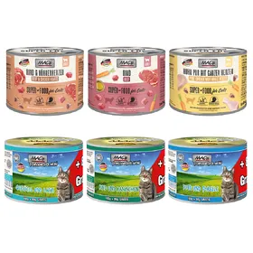 Comparer les prix de Lot mixte III MAC´s pour chat - 24 x 200/180 g (6 variétés)