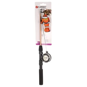 Comparer les prix de Canne à pêche Flamingo Poisson-clown pour chat - 1 canne à pêche