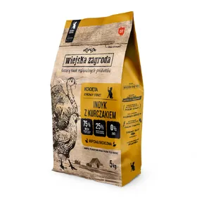Meilleurs prix pour Wiejska Zagroda Kitten dinde, poulet pour chaton - lot % : 2 x 5 kg
