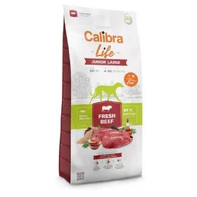 Meilleurs prix pour Calibra Life Junior Large Breed bœuf frais pour chien - 2 x 12 kg