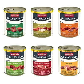 Comparer les prix de Lot animonda GranCarno Original 12 x 800 g pour chien - lot mixte 2 (6 variétés)