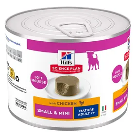 Comparer les prix de Hill’s Science Plan Mature Small Mini Mousse - lot % : poulet (24 x 200&nbsp;g)