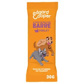 Comparer les prix de Barre énergétique Edgard & Cooper pour chien - poulet (30 g)