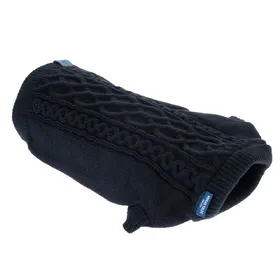 Comparer les prix de Pull-over Nomad Tales Blush Ebony pour chien - longueur du dos : environ 50 cm