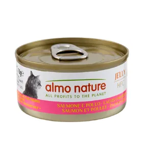 Comparer les prix de Almo Nature HFC Natural 6 x 70 g - HFC saumon, poulet (en gelée)