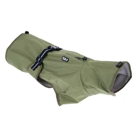 Comparer les prix de Manteau de pluie TIAKI Olive pour chien - longueur du dos : environ 40 cm