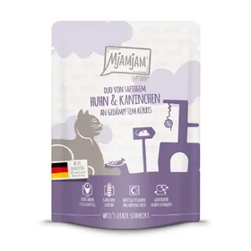 Comparer les prix de MjAMjAM 24 x 300 g pour chat - poulet, lapin