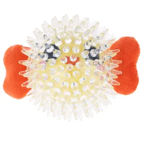 Meilleurs prix pour TIAKI Balle à picots poisson-globe Ø8,5x13cm chien