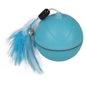 Comparer les prix de Flamingo Chat Jouet LED Balle Mechta Chat Bleu