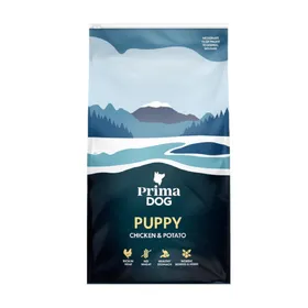 Comparer les prix de 10kg PrimaDog Puppy poulet & pomme de terre nourriture sèche pour chiens