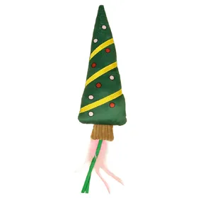 Comparer les prix de TIAKI Jouet pour chats Arbre de Noël L 42 x l 10 x H 5 cm
