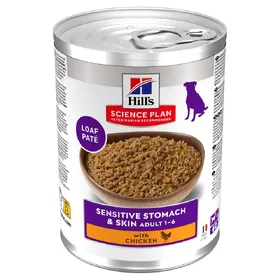 Comparer les prix de Hill's Science Plan Adult Sensitive Stomach & Skin pour chien - poulet (24 x 370 g )