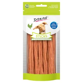Comparer les prix de 60g Dokas Sticks avec poitrine de poulet et cœur de poulet Friandises pour chiens