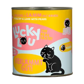 Meilleurs prix pour 800g Adult volaille & agneau Lucky Lou nourriture humide pour chat