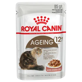 Meilleurs prix pour Ageing +12 en sauce Royal Canin - Pâtée pour chat