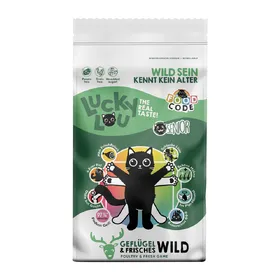 Meilleurs prix pour lot économique: 2x9kg Lucky Lou Senior volaille & gibier croquettes pour chat
