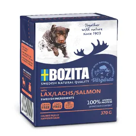Meilleurs prix pour Bouchées en gelée Saumon Bozita - Pâtée pour chien