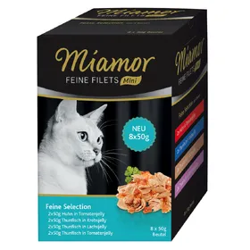 Comparer les prix de Sélection raffinée en gelée Filets fins Mini sachets fraîcheur Miamor - Nourriture pour Chat