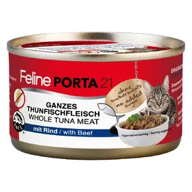 Meilleurs prix pour Feline Porta 21 12 x 90 g - thon, bœuf