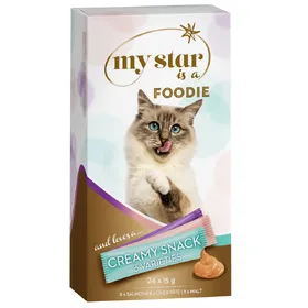 Comparer les prix de Lot mixte de friandises My Star is a Foodie pour chat - 48 x 15 g
