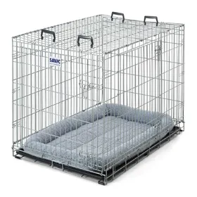 Meilleurs prix pour Savic Dog Residence Cage de transport et d'intérieur avec coussin pour chien l71xP107xH81cm