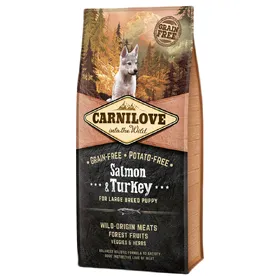 Meilleurs prix pour Large Puppy saumon dinde Carnilove - Croquettes pour Chien