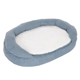 Meilleurs prix pour Panier ovale Grand chien L117 l72 H24cm Memory gris - Panier pour Chien