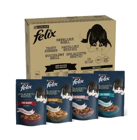 Comparer les prix de Jumbopack Felix Succulent Grill 80 x 80 g - lot mixte