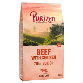 Comparer les prix de Purizon Adult bœuf, poulet sans céréales - Croquettes pour chat