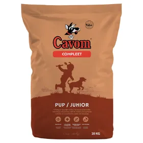 Comparer les prix de croquettes complètes pour chien Chiot/Junior Cavom de 20 kg