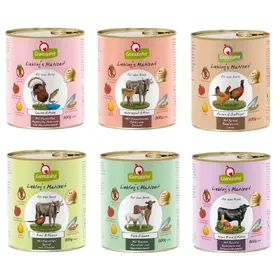 Comparer les prix de GranataPet Liebling's Mahlzeit lot mixte II (6 variétés) - Pâtée pour chien