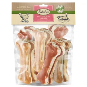 Meilleurs prix pour Lukullus os à mâcher Pack XXL lot mixte poulet, canard 15 cm - Friandises pour chien