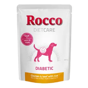 Comparer les prix de Rocco Diet Care Diabetic poulet, bœuf 300 g pour chien 12 x 300 g
