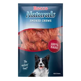 Comparer les prix de Oreilles de bœuf fumées Rocco pour chien - Friandise pour chien
