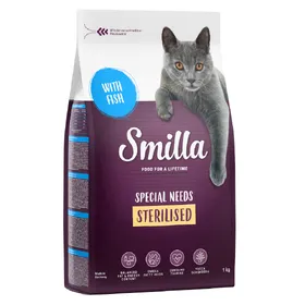 Meilleurs prix pour Adult Sterilised poisson Smilla Croquettes pour chat