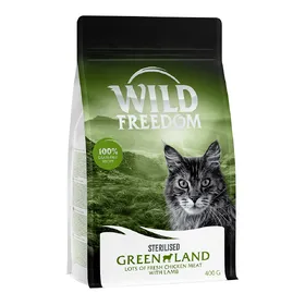 Meilleurs prix pour Wild Freedom Adult Green Lands Sterilised, agneau pour chat - sans céréales - 400 g