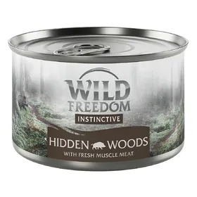 Comparer les prix de Wild Freedom Instinctive 6 x 140 g pour chat - Hidden Woods - sanglier