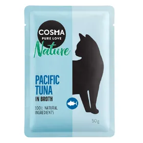 Comparer les prix de Cosma Nature 6 x 50 g - thon du Pacifique