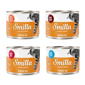 Meilleurs prix pour Smilla volaille et poisson lot mixte volaille - Pâtée pour chat