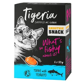 Comparer les prix de Tigeria Smoothie thon, tomate - Friandises pour chat