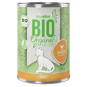 Comparer les prix de Zooplus bio poulet, carottes - Pâtée pour chat